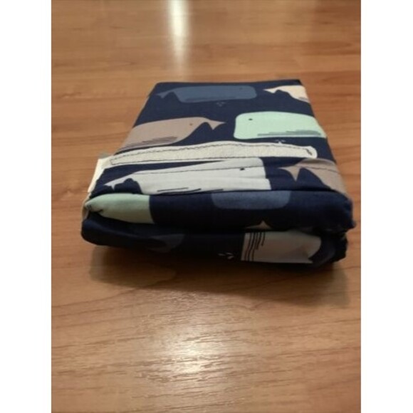 Cloud Island Fitted Crib Sheet Whales 1 Sheet Blue Baby - Picture 4 of 10